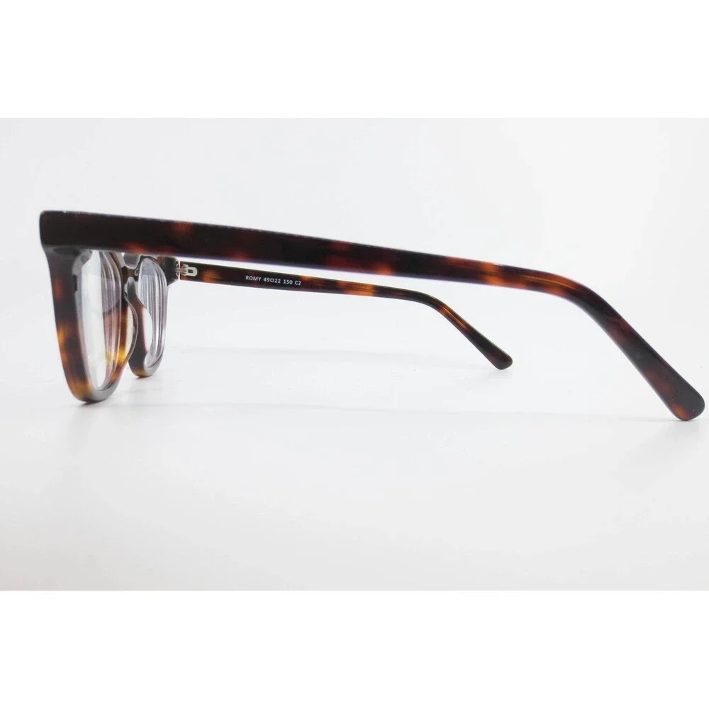 Eyebuydirect ROMY Tortoiseshell Eyeglasses Frames 49-22-150 C2 Brown Square